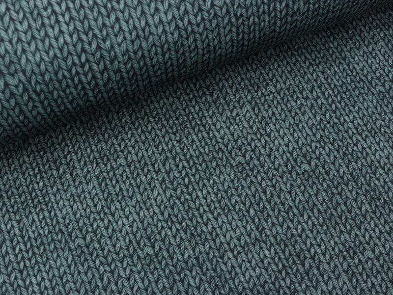 Reststück 12cm - Albstoffe SHIELD PRO Jersey Knit Grey