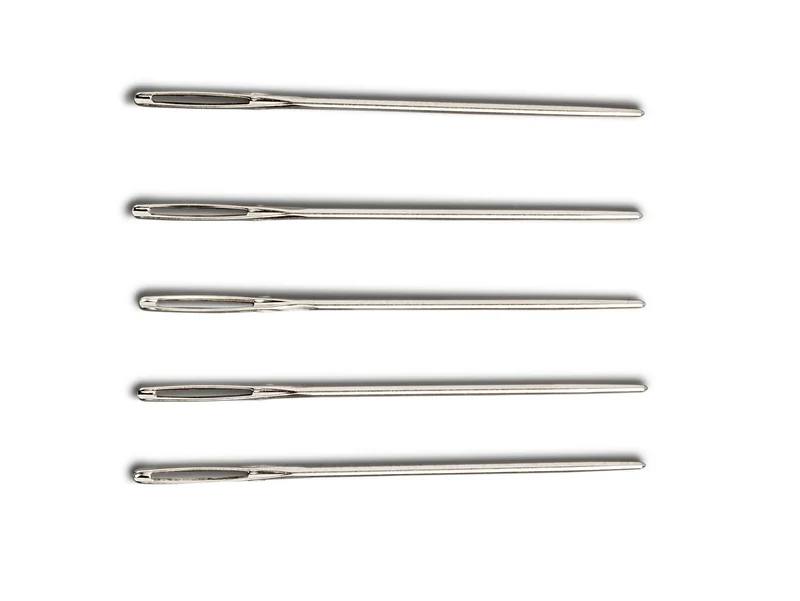 Prym 124165 Sticknadeln ohne Spitze silberfarbig - Ø 1,2mm x 50mm No. 18 - 25 Stück