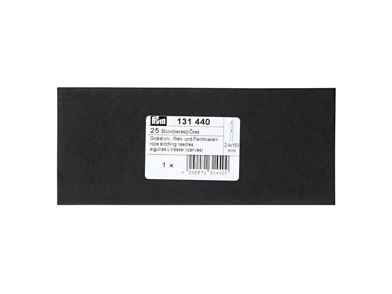 Prym 131440 Grobstich-, Web- und Flechtnadeln - 2,4mm x 150mm - 25 Stück