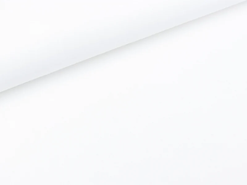 Reststück 32cm - Baumwoll Webware Neuenhaus weiß uni