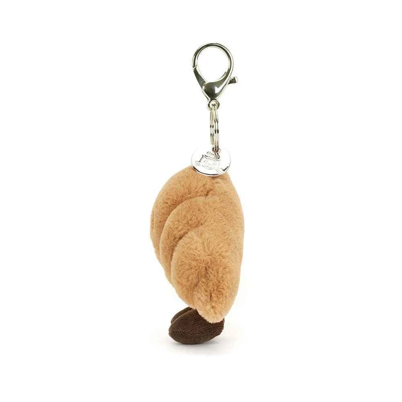Schlüsselanhänger – Fröhlicher Croissant 16 cm