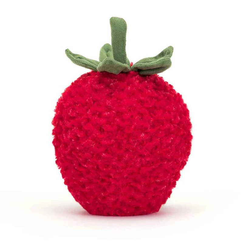 Plüsch-Erdbeere 20 cm