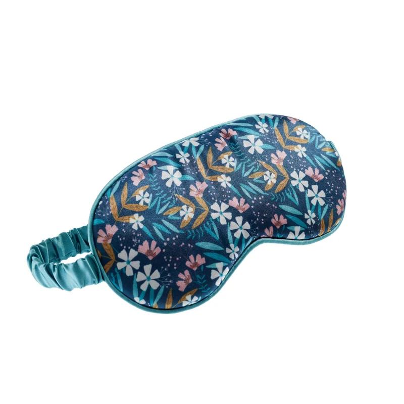 Satin-Augenmaske zum Schlafen – Flowers