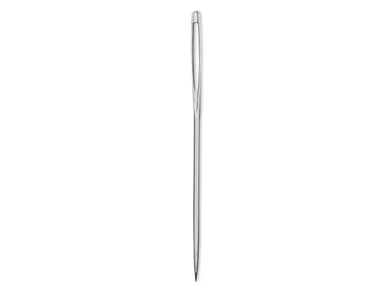 Prym 124129 Sticknadeln mit Spitze silberfarbig - Ø 1,9mm x 60mm No. 14 - 25 Stück