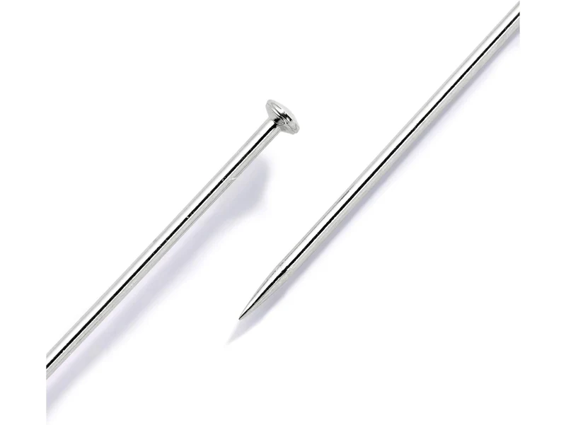 Prym 024292 Stahlstecknadeln Ø 0,6mm x 30mm Nr. 6 EF silberfarbig - 1 Dose, 13g