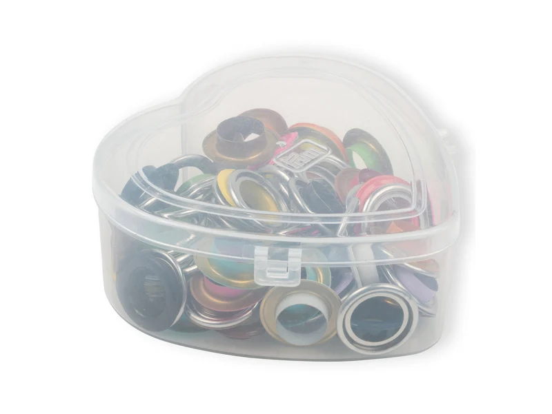Prym 542622 Ösen mit Scheiben bunt - Ø 14mm - 44 Stück