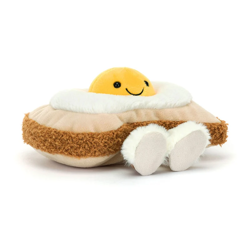 Plüsch-Eier auf Toast 16 cm