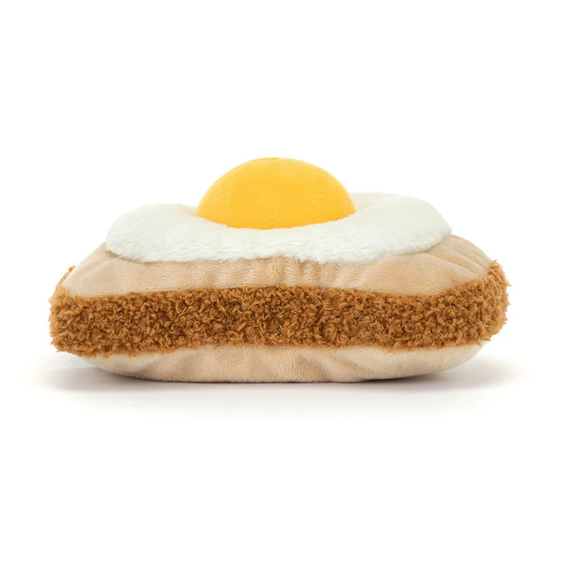 Plüsch-Eier auf Toast 16 cm