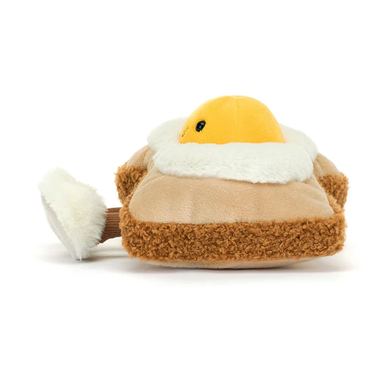 Plüsch-Eier auf Toast 16 cm
