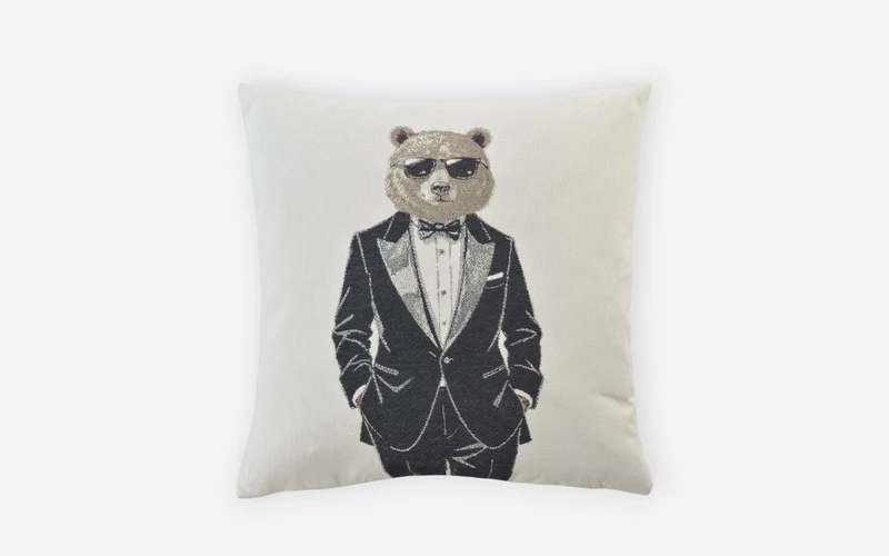 Kissenhülle Gentleman