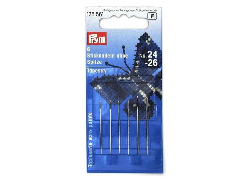 Prym 125561 Sticknadeln ohne Spitze - No. 24-26 - 6 Stück