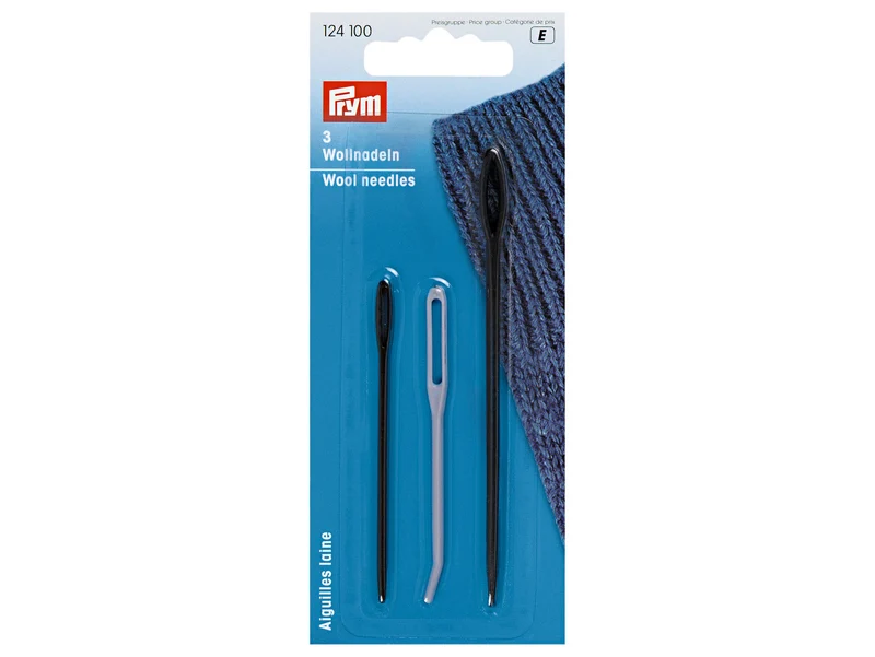Prym 124100 Wollnadeln Kunststoff sortiert - 3 Stück