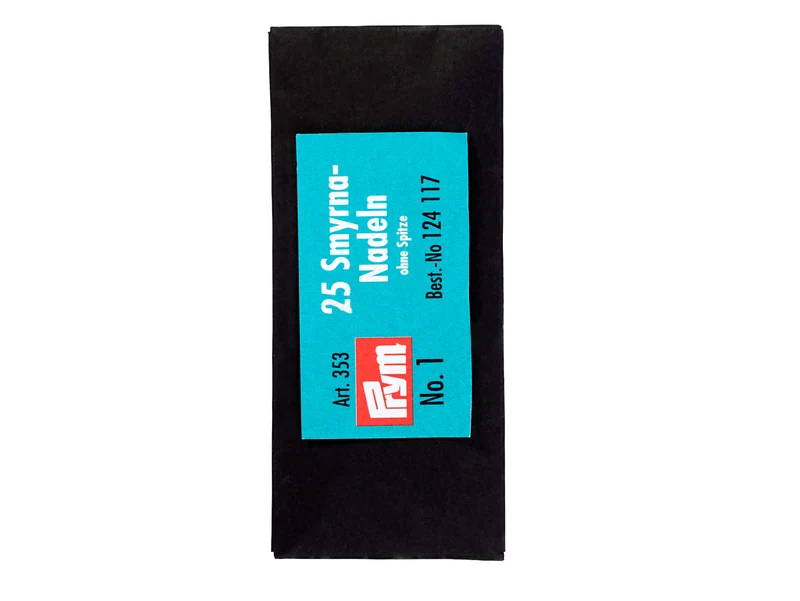 Prym 124117 Smyrnanadeln ohne Spitze - 2,4mm x 70mm - 25 Stück