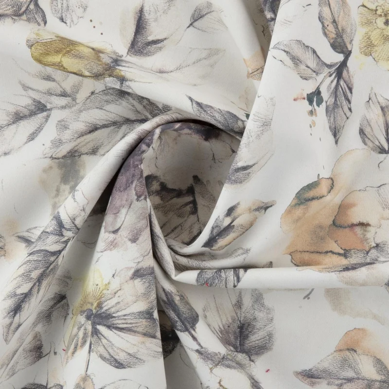 Bio Satin Flower - yellow 280 cm
