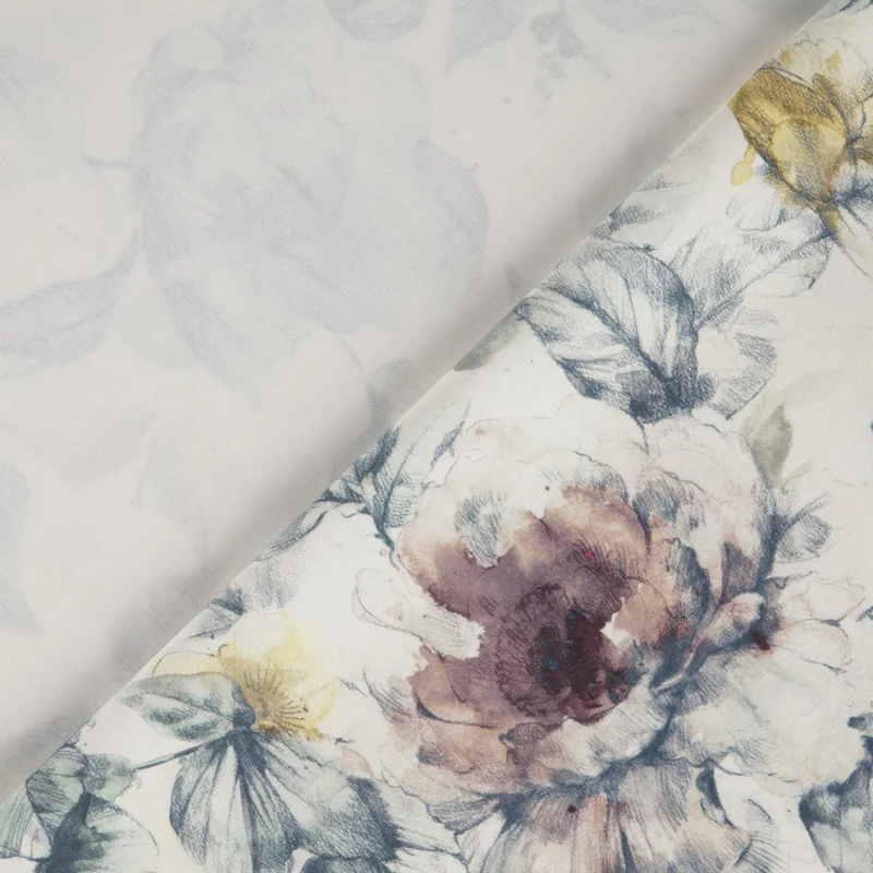 Bio Satin Flower - mint 280 cm