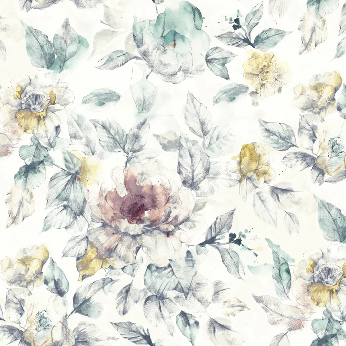 Bio Satin Flower - mint 280 cm