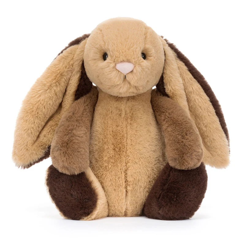 Plüschhase – Patchwork Braun 31 cm