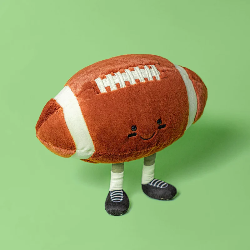 Plüsch-Fröhlicher American Football 28 cm