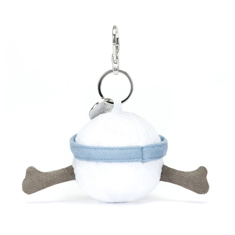 Schlüsselanhänger – fröhlicher Golfball 12 cm