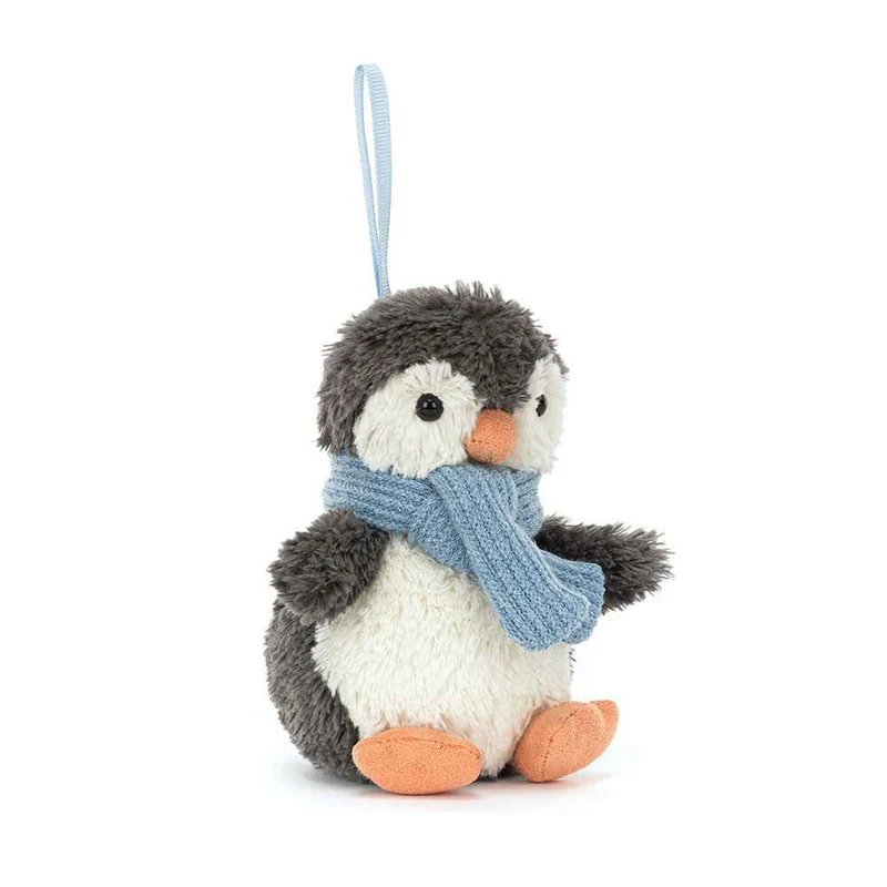 Anhänger – Pinguin mit Schal, 10 cm