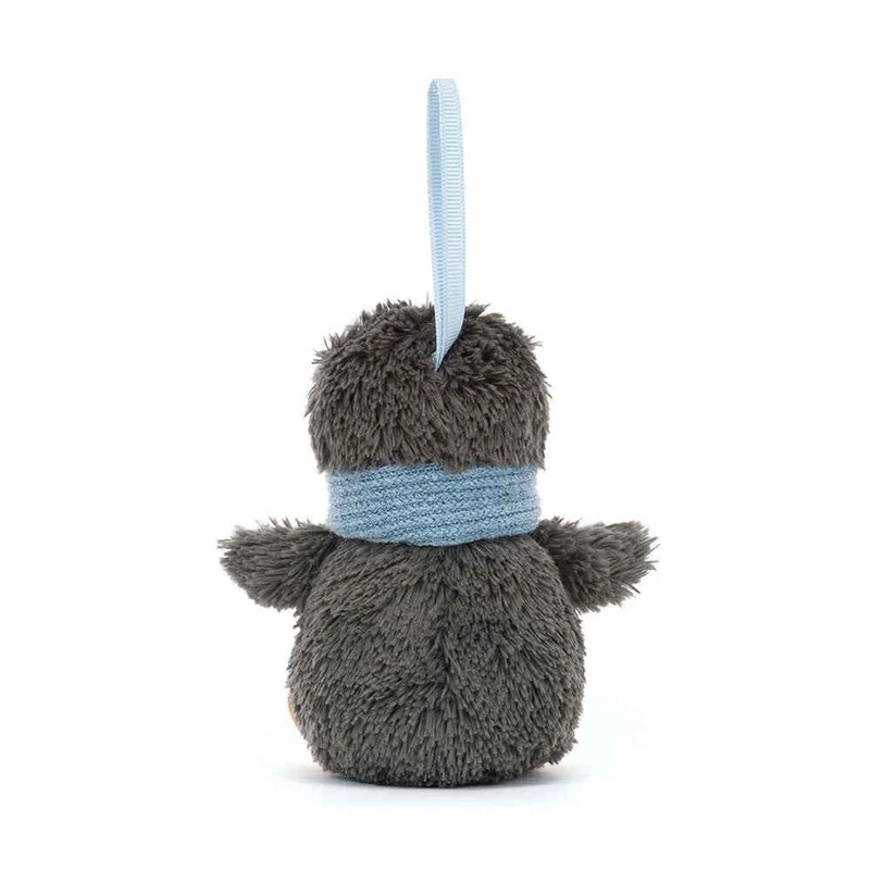 Anhänger – Pinguin mit Schal, 10 cm