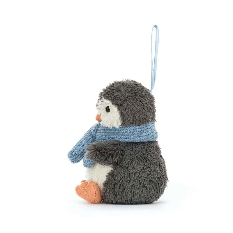 Anhänger – Pinguin mit Schal, 10 cm