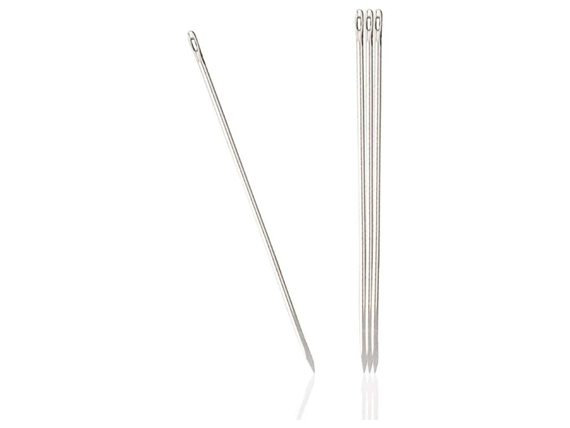Prym 131287 Ledernadeln mit Dreikantspitze - Ø 0,7mm x 36mm No. 7 - 25 Stück
