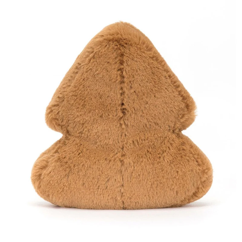 Plüsch-Weihnachtsbaum aus Lebkuchen, 14 cm