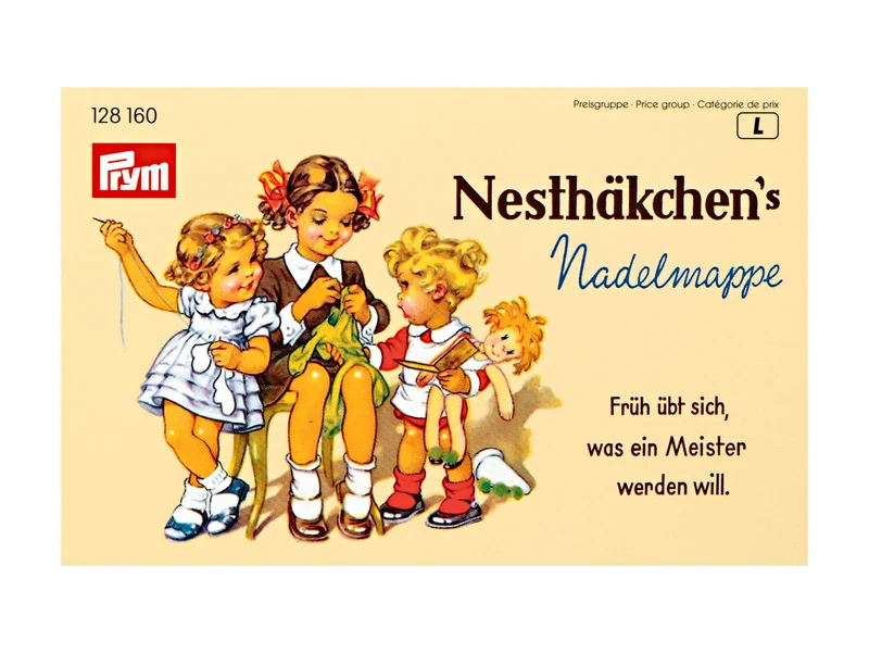Prym 128160 Nadelmappe Näh- und Stopfnadeln mit Einfädler - 29 Stück