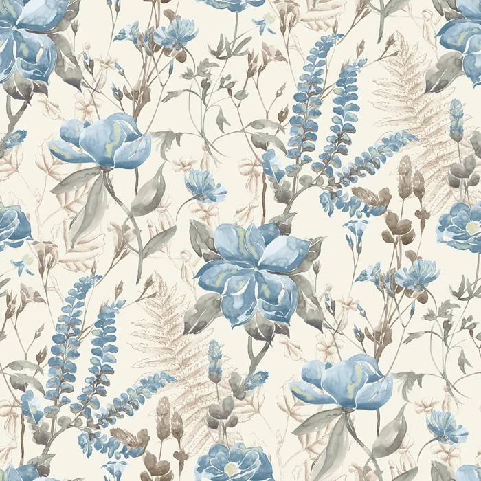 Satin Posy - skyblue 280 cm