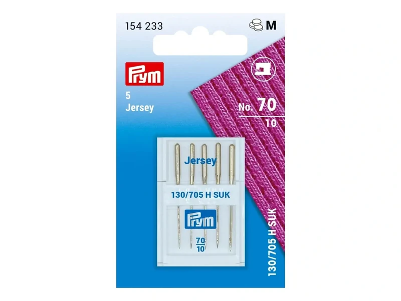 Prym 154233 Spezial-Nähmaschinennadeln - Jersey - No. 70 - 5 Stück
