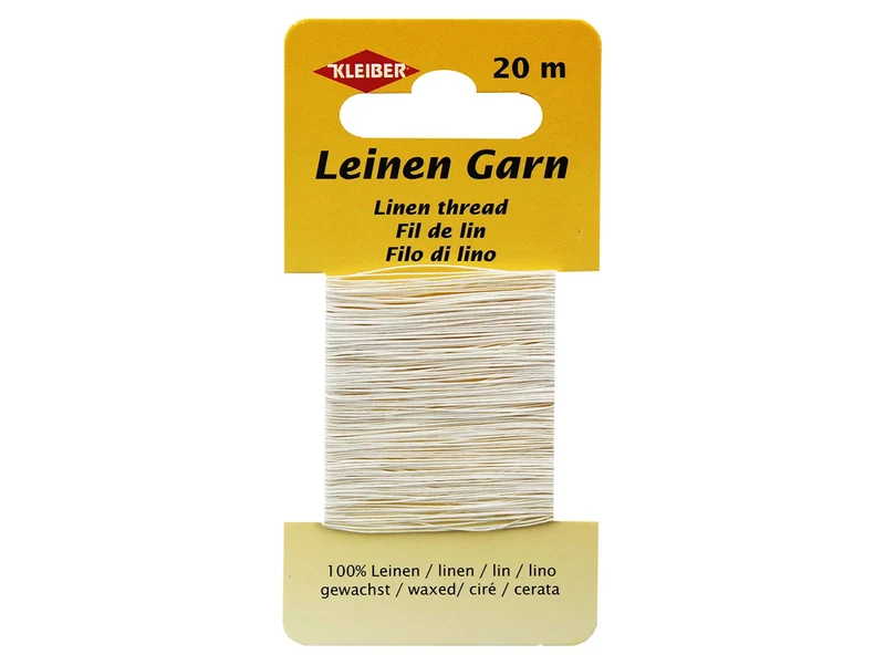 Kleiber 71044 Leinengarn weiß - 20m