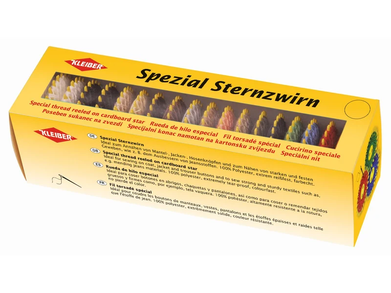 Kleiber 71012 Spezial Sternzwirn Polyester 20 x 20m - 16 Farben