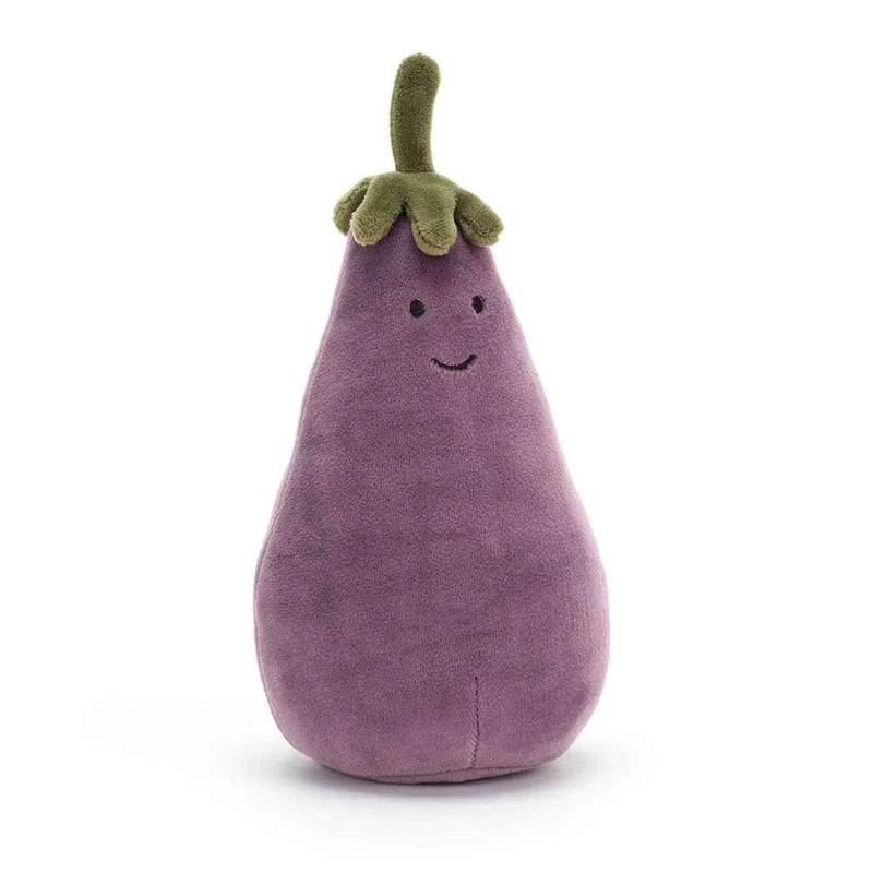 Plüsch-Aubergine 17 cm