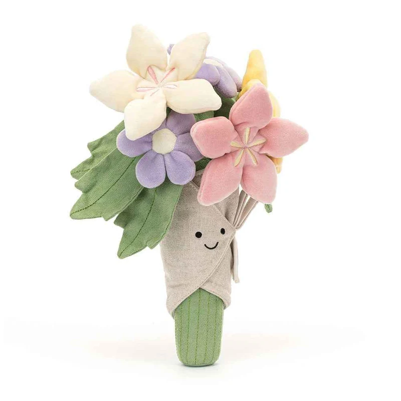 Plüschblumenstrauß 31 cm