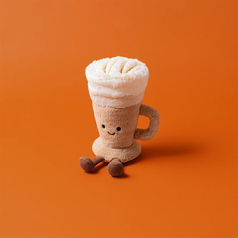 Plüsch-Latte-Kaffee 18 cm