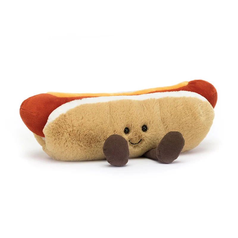 Plüsch-Hotdog 25 cm