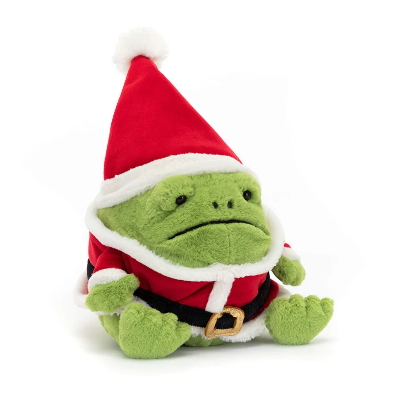 Plüsch-Regenfrosch – Ricky Weihnachtsmann 16 cm