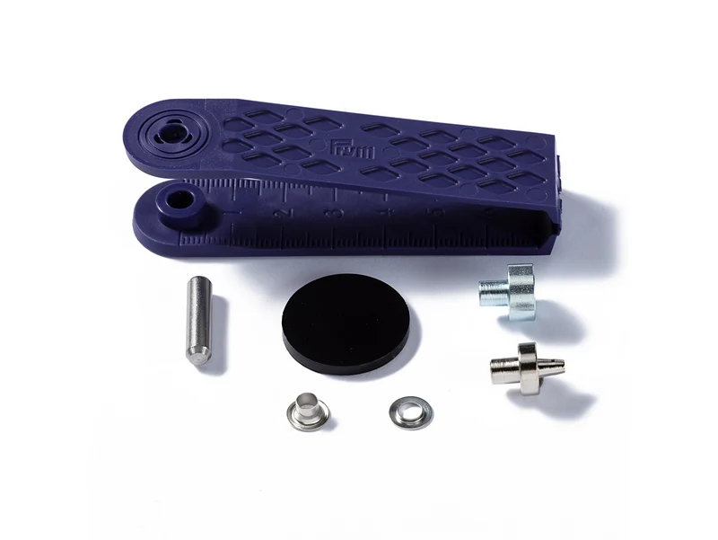 Prym 542407 Ösen mit Scheiben ø 4mm rostfrei silberfarbig - 50 Stück