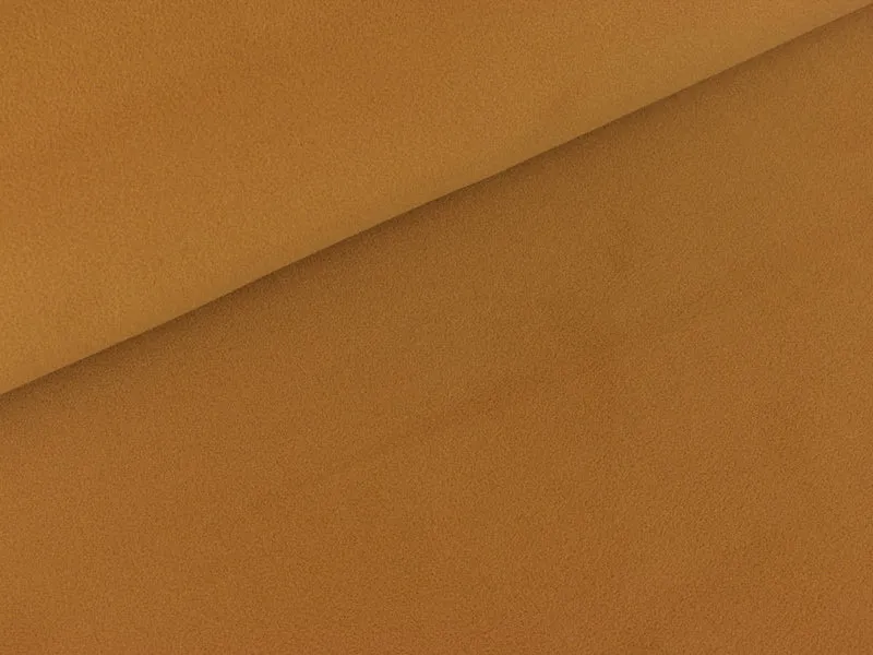 Reststück 41cm - Microfleece Sarnen Thermo Fleece Pil-Hot camel