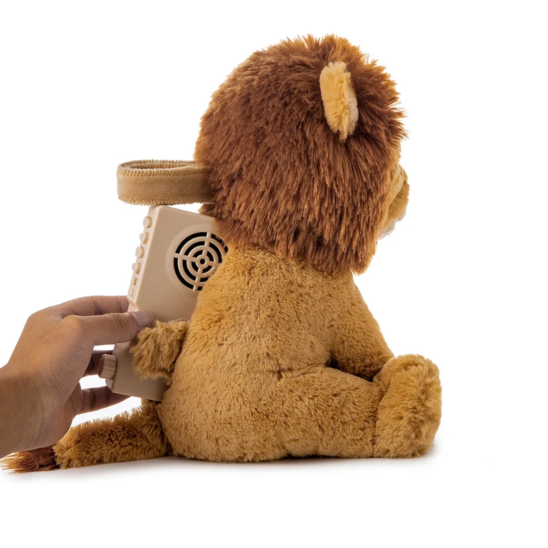 Noisy Louis Lion™ mit Geräuschsensor und Spieluhr - Löwe