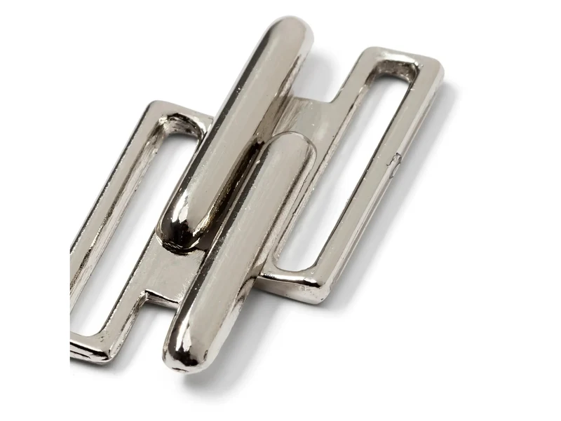 Prym 416130 Bikiniverschluss 20mm Metall silberfarbig