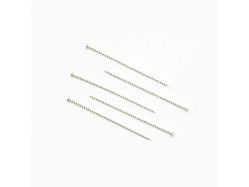 Prym 024174 Stahlstecknadeln Ø 0,6mm x 32mm Nr. 7 EF silberfarbig - 1 Dose, 50g