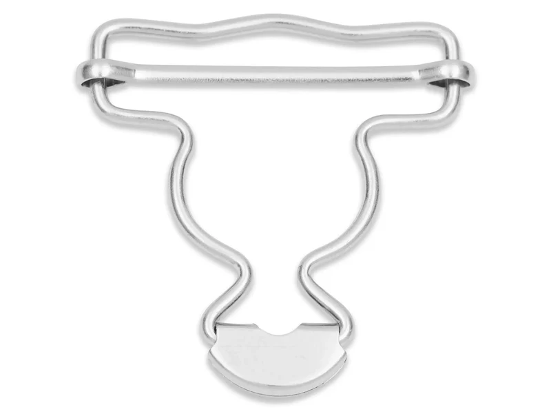Prym 416435 Latzhosenschnallen 40mm silberfarbig - 2 Stück
