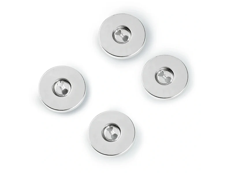 Prym 416470 Magnet-Annähknöpfe ø 19mm silberfarbig - 3 Stück