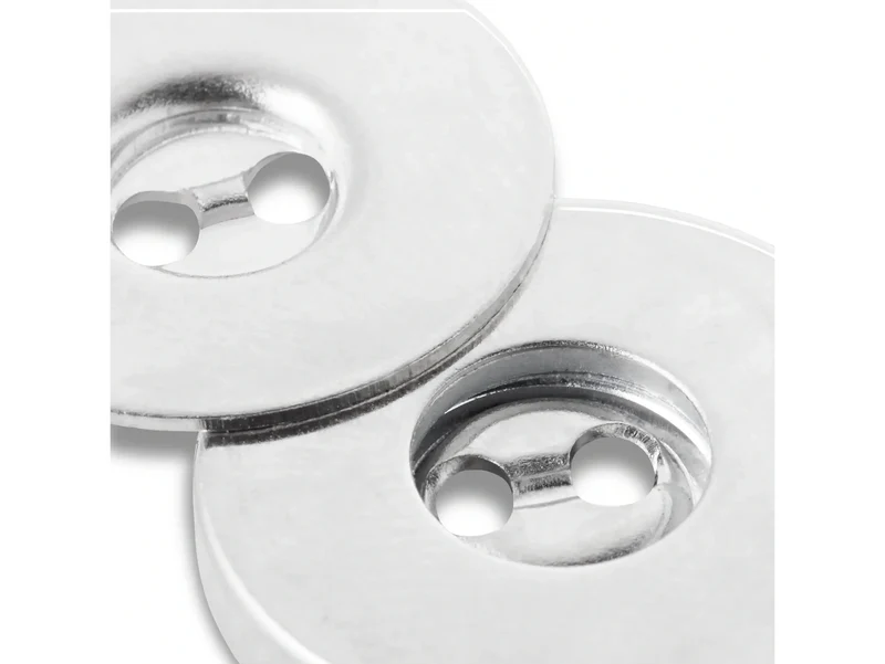 Prym 416470 Magnet-Annähknöpfe ø 19mm silberfarbig - 3 Stück