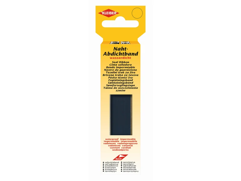 Kleiber 43221 Naht-Abdichtband selbstklebend wasserdicht dunkelblau - ca. 2cm x 3m