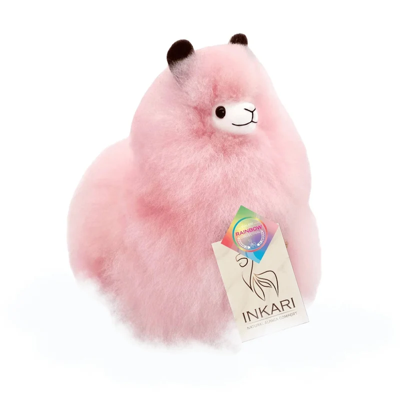 Fluffiges Maskottchen Apaka Rainbows – Zuckerwatte 23 cm