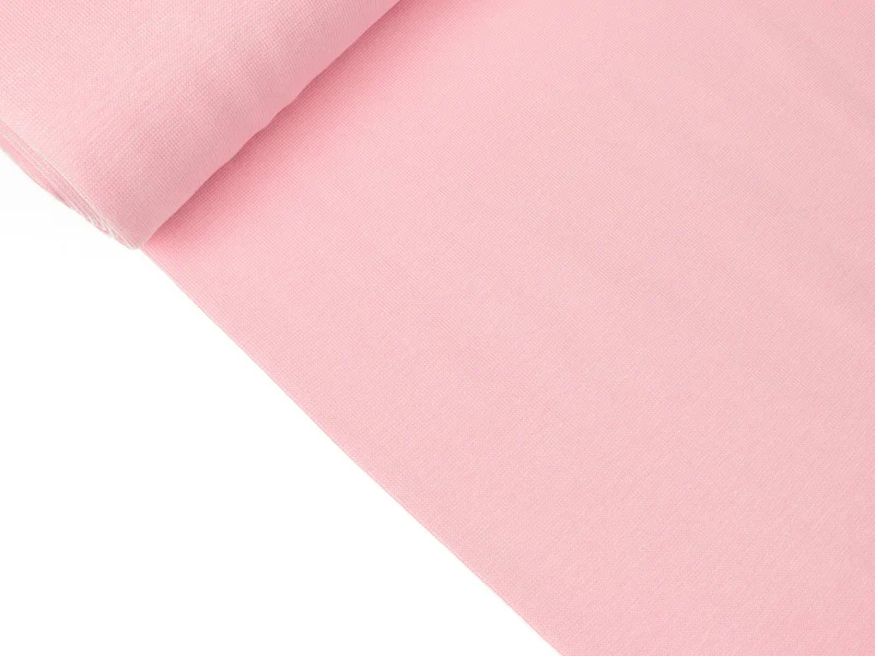 Reststück 33cm - Glatte Bündchenware Heike rosa