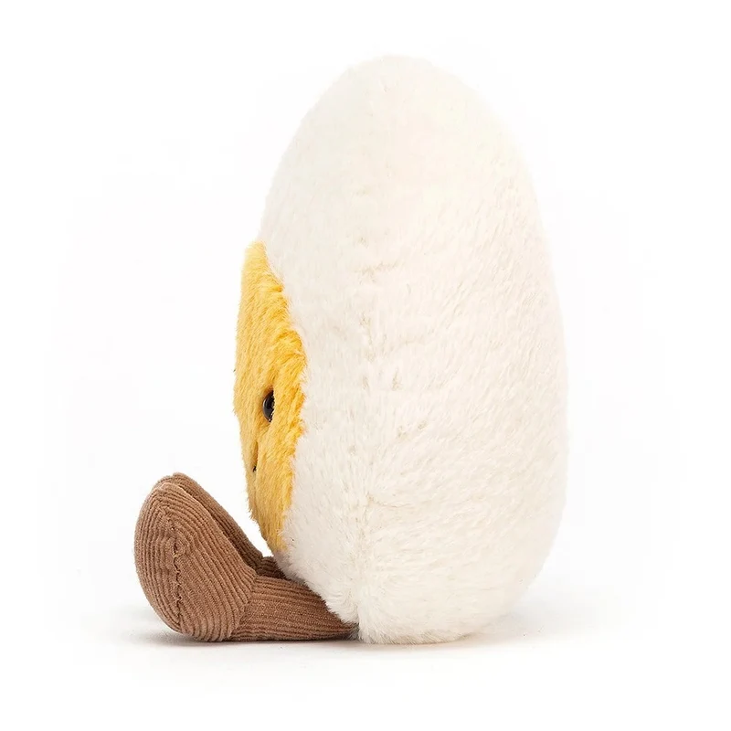 Plüsch-Ei mit fröhlichem Gesicht 14 cm